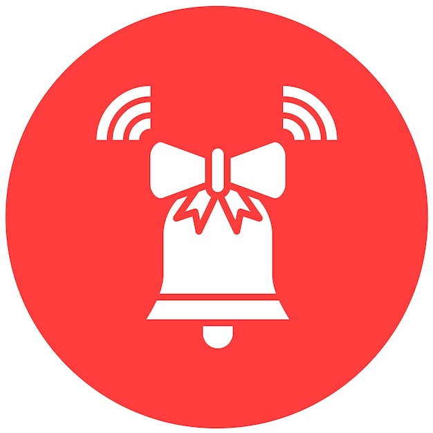 Ilustración del diseño del icono vectorial de Bell