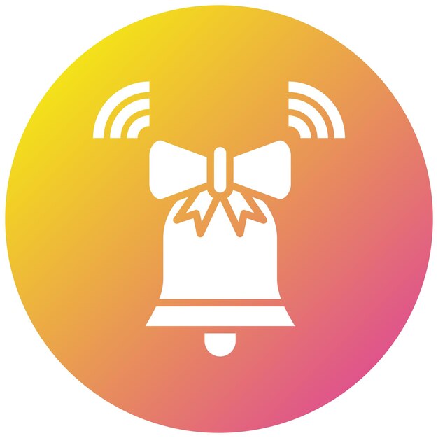 Ilustración del diseño del icono vectorial de Bell