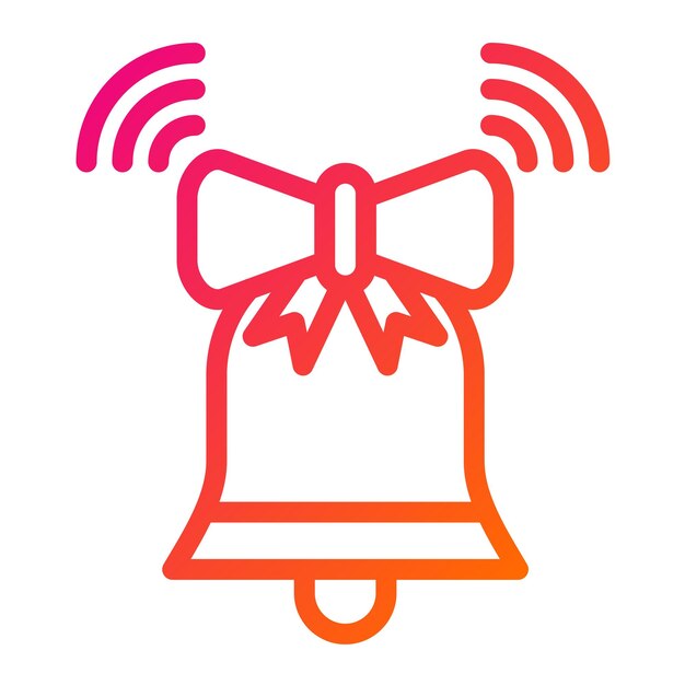 Ilustración del diseño del icono vectorial de Bell