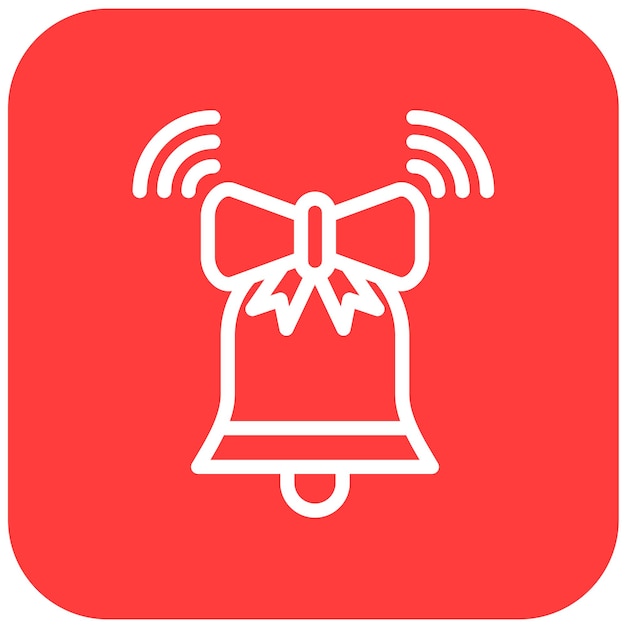 Ilustración del diseño del icono vectorial de Bell