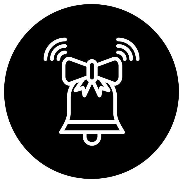 Ilustración del diseño del icono vectorial de Bell