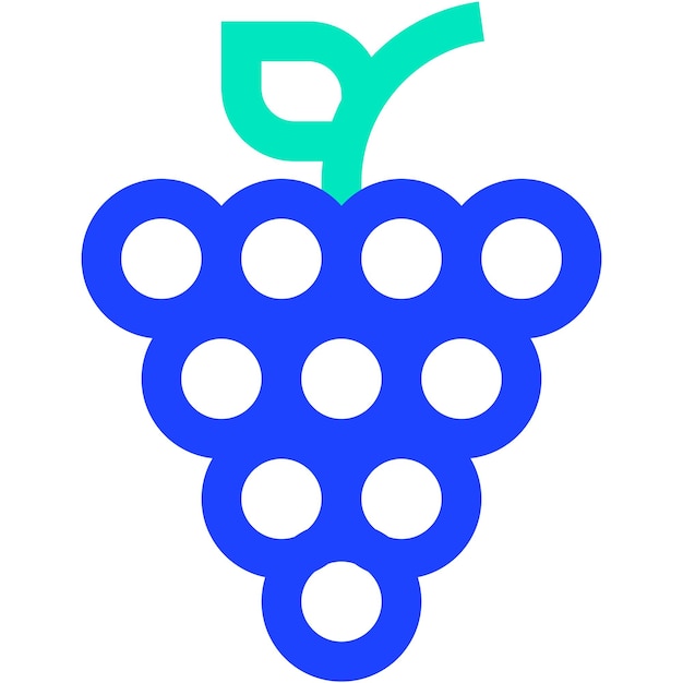 Ilustración del diseño del icono vectorial de Blackberry