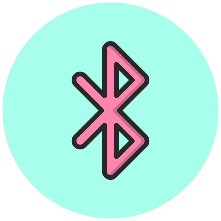 Vector ilustración del diseño del icono vectorial de bluetooth