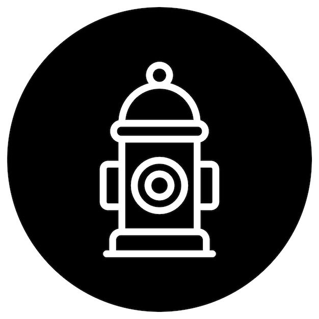 Ilustración del diseño del icono vectorial de la boca de bombeo