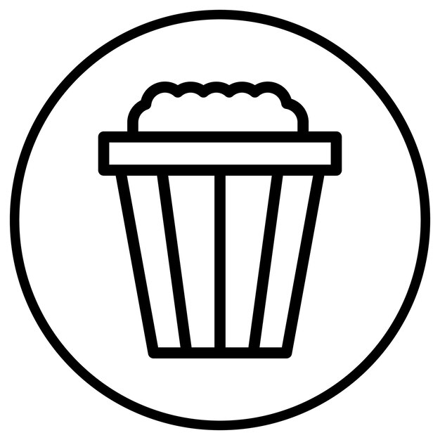 Ilustración del diseño del icono vectorial de bocadillos