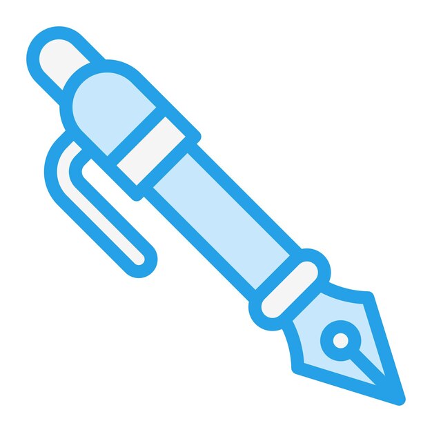 Ilustración del diseño del icono vectorial del bolígrafo