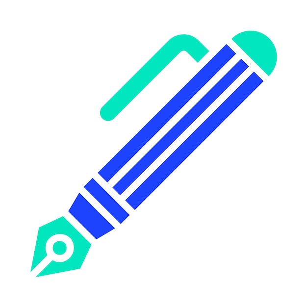 Ilustración del diseño del icono vectorial del bolígrafo