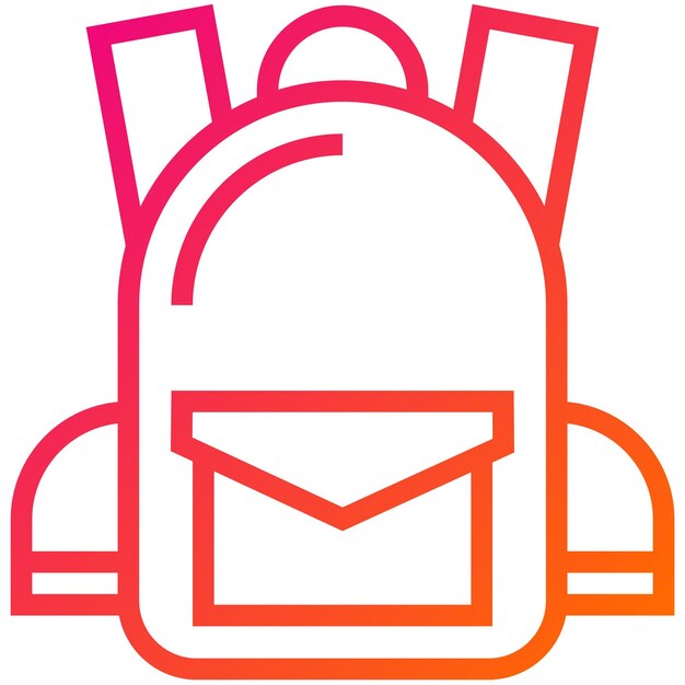 Ilustración del diseño del icono vectorial de la bolsa