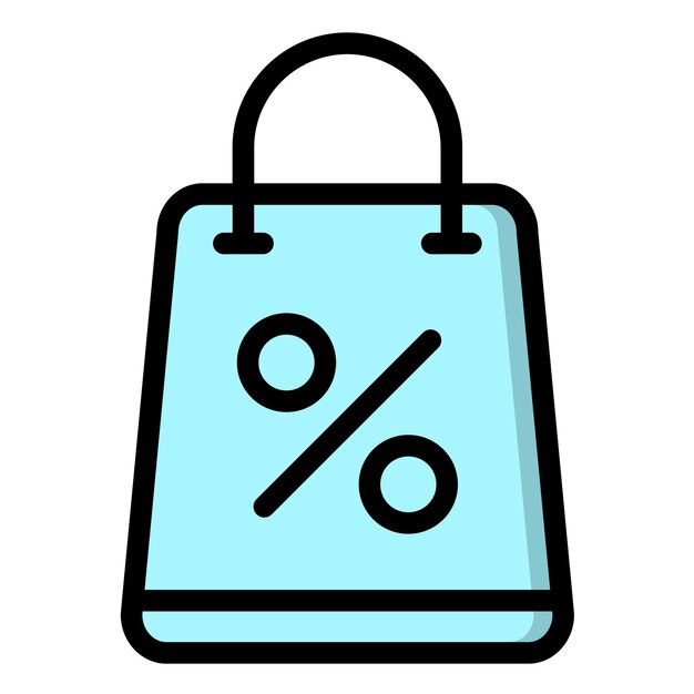 Ilustración del diseño del icono vectorial de las bolsas de compras