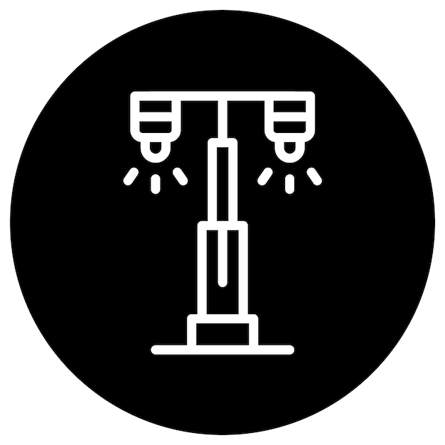 Ilustración del diseño del icono vectorial de la bombilla