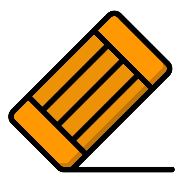 Ilustración del diseño del icono vectorial del borrador