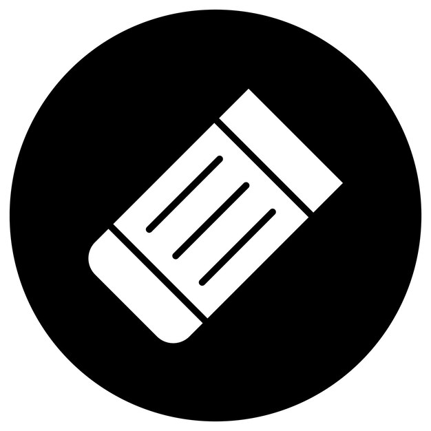 Ilustración del diseño del icono vectorial del borrador