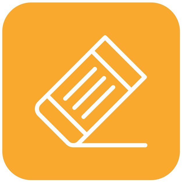 Ilustración del diseño del icono vectorial del borrador