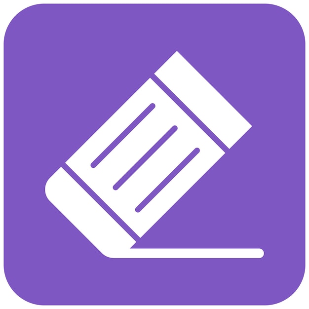 Ilustración del diseño del icono vectorial del borrador