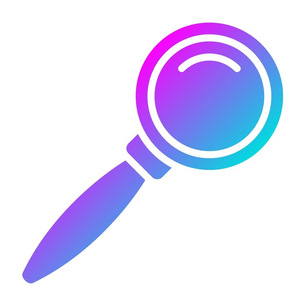 Ilustración del diseño del icono vectorial de búsqueda