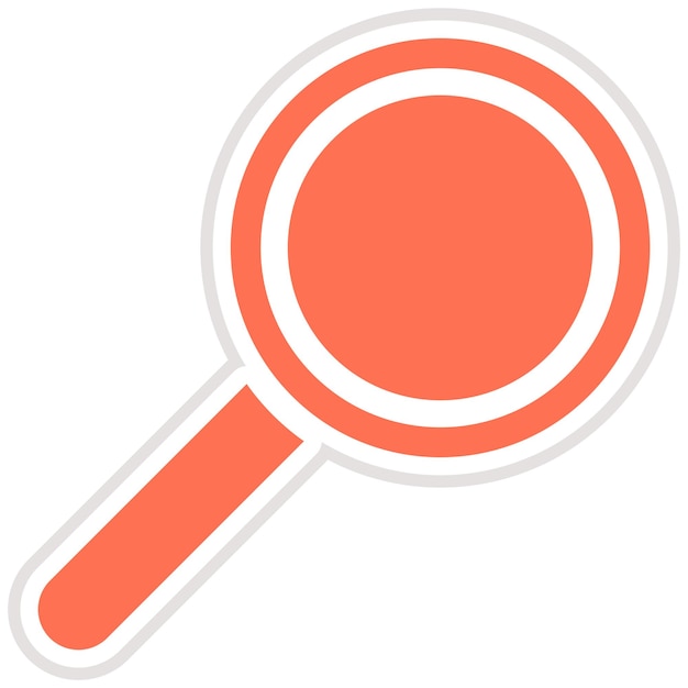 Ilustración del diseño del icono vectorial de búsqueda