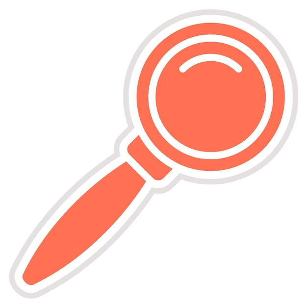 Ilustración del diseño del icono vectorial de búsqueda