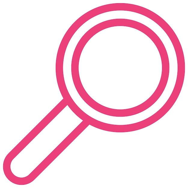 Ilustración del diseño del icono vectorial de búsqueda