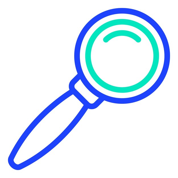 Ilustración del diseño del icono vectorial de búsqueda
