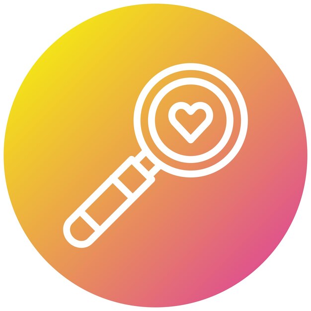 Ilustración del diseño del icono vectorial de búsqueda