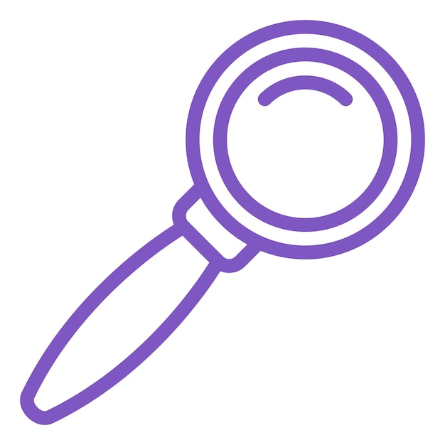 Ilustración del diseño del icono vectorial de búsqueda