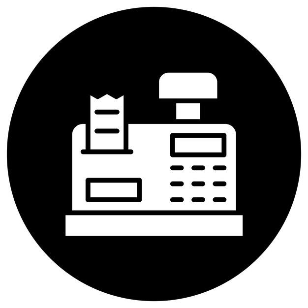 Ilustración del diseño del icono vectorial del cajero automático