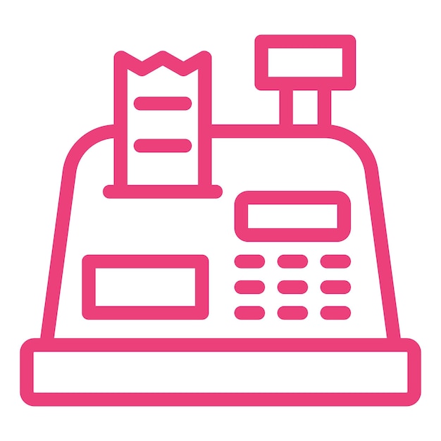Ilustración del diseño del icono vectorial del cajero automático