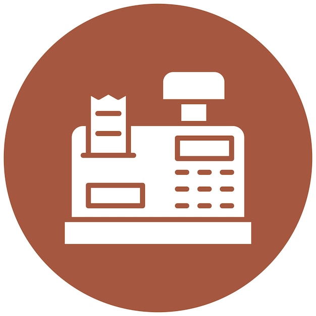 Ilustración del diseño del icono vectorial del cajero automático