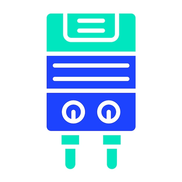 Ilustración del diseño del icono vectorial de la caldera