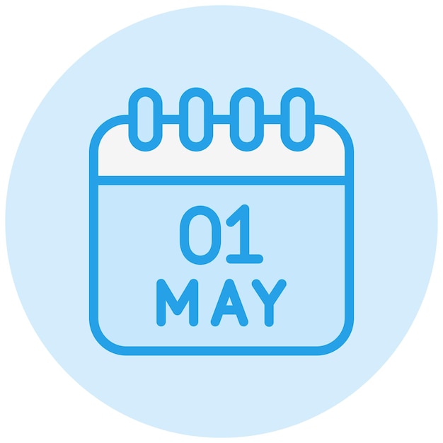Ilustración del diseño del icono vectorial del calendario