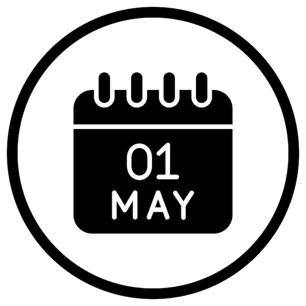 Ilustración del diseño del icono vectorial del calendario