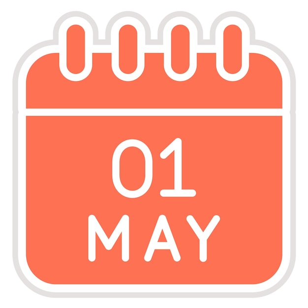 Ilustración del diseño del icono vectorial del calendario