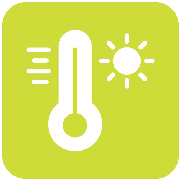 Ilustración del diseño del icono vectorial caliente