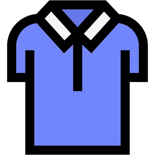 Ilustración del diseño del icono vectorial de la camisa