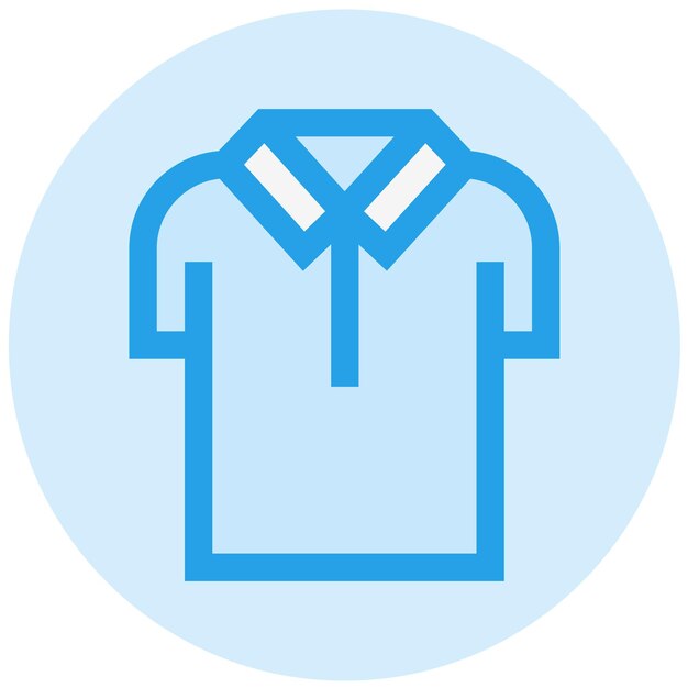 Ilustración del diseño del icono vectorial de la camisa
