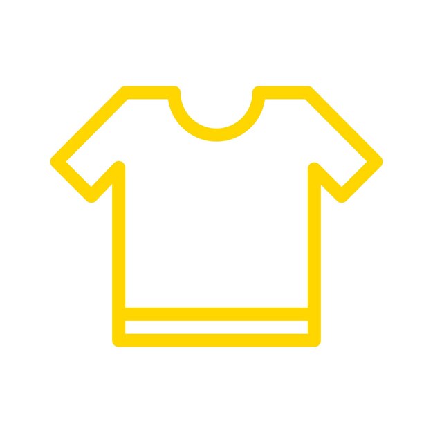 Ilustración del diseño del icono vectorial de la camisa