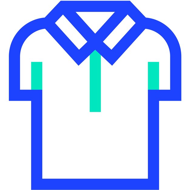 Ilustración del diseño del icono vectorial de la camisa
