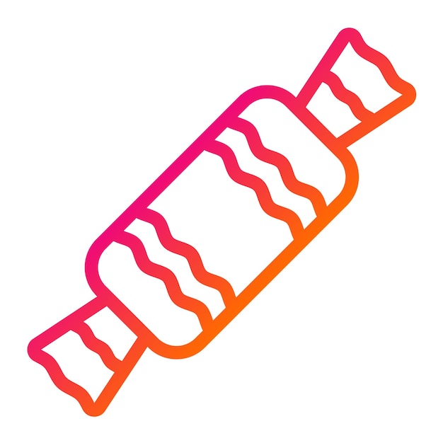 Ilustración del diseño del icono vectorial de caramelo