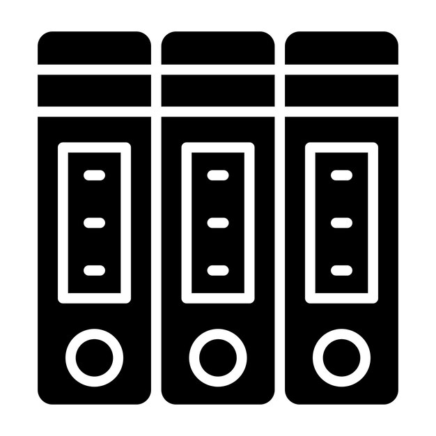 Ilustración del diseño del icono vectorial de la carpeta