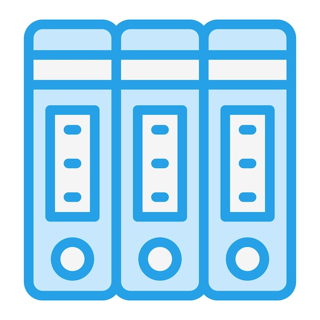 Ilustración del diseño del icono vectorial de la carpeta