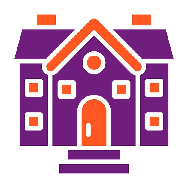 Ilustración del diseño del icono vectorial de la casa