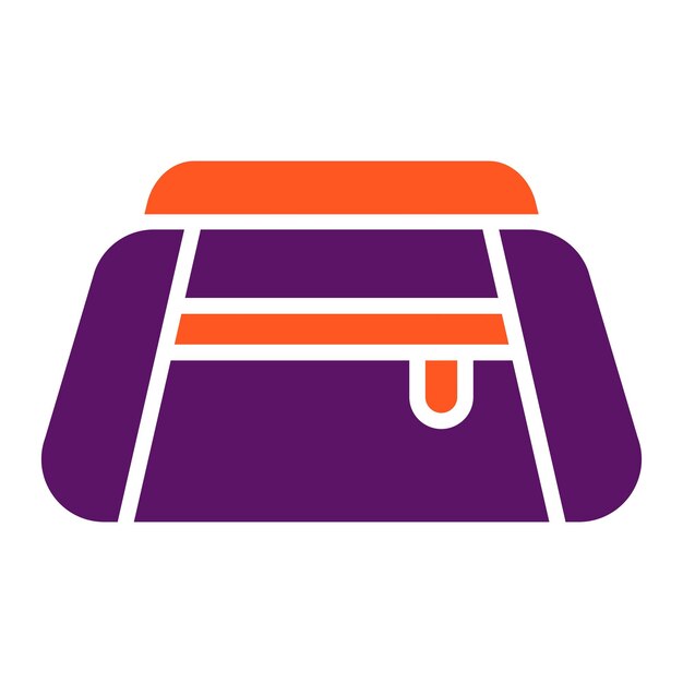 Ilustración del diseño del icono vectorial del caso