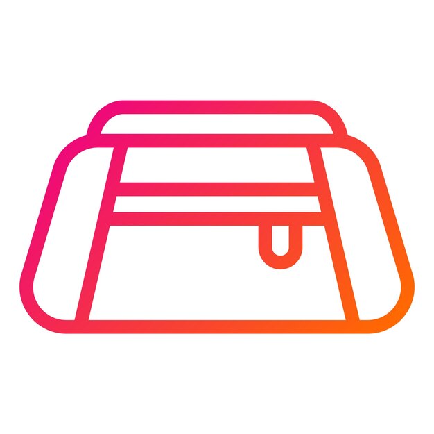 Ilustración del diseño del icono vectorial del caso
