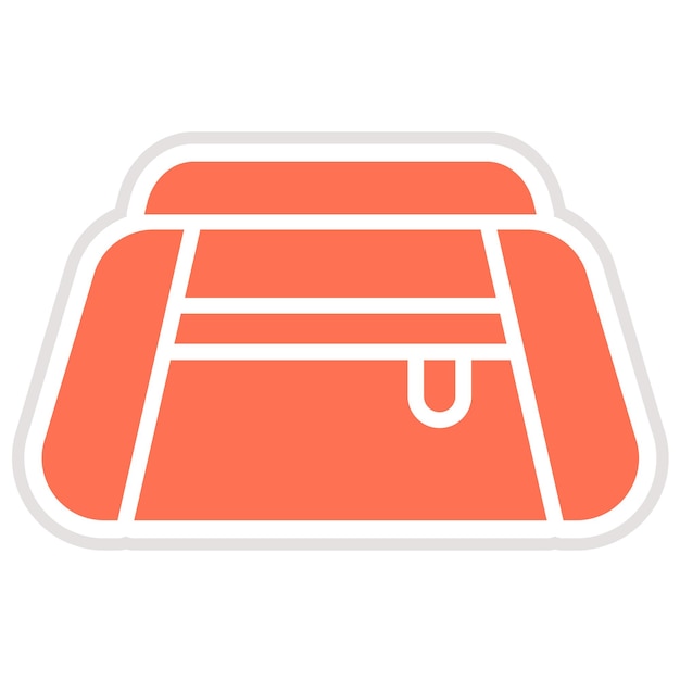 Ilustración del diseño del icono vectorial del caso