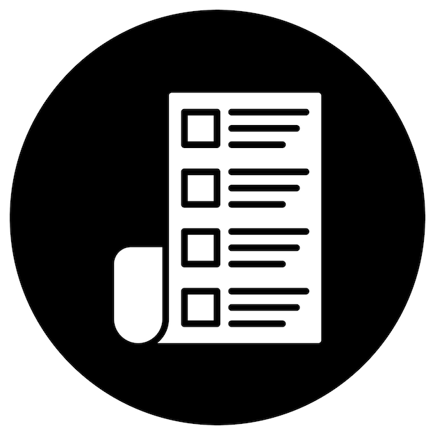 Ilustración del diseño del icono vectorial del catálogo