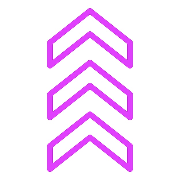 Ilustración del diseño del icono vectorial de Chevron