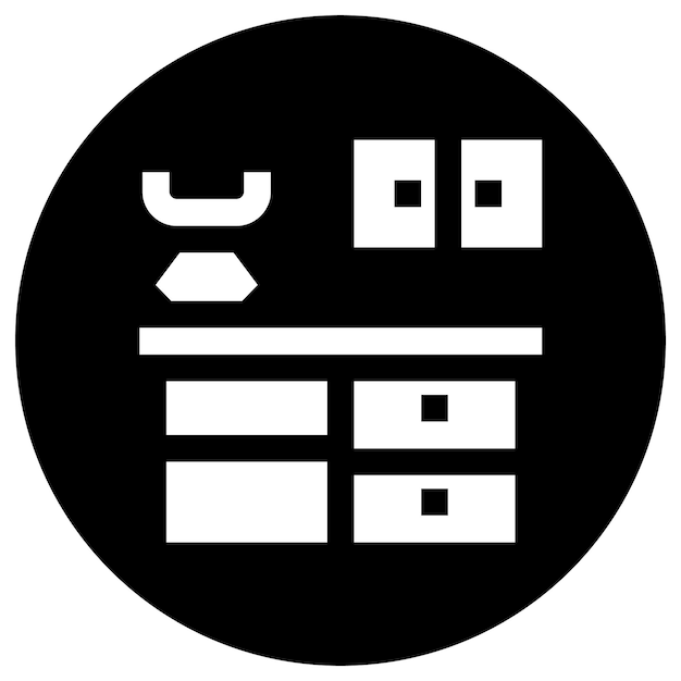 Ilustración del diseño del icono vectorial de la cocina