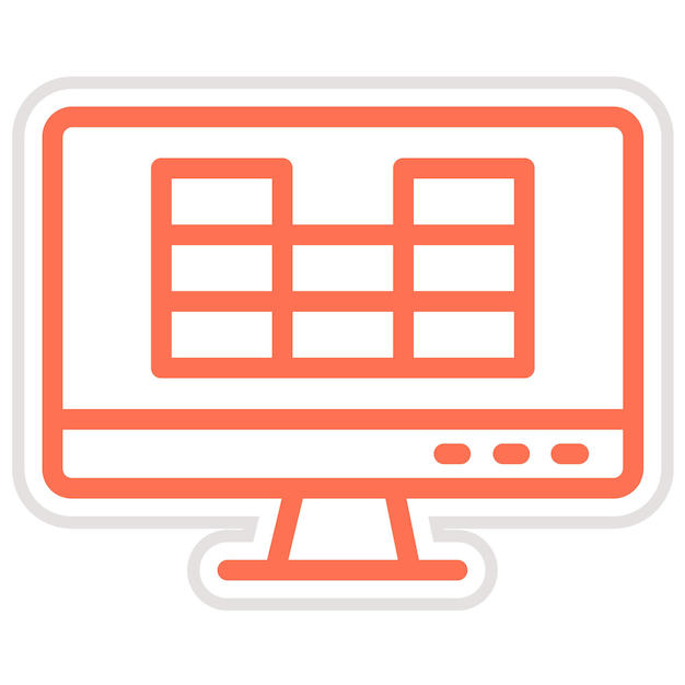Ilustración del diseño del icono vectorial de la columna