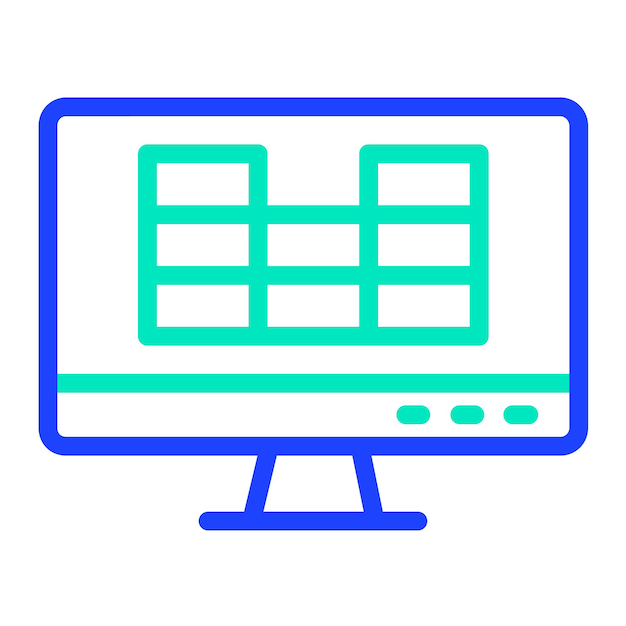 Ilustración del diseño del icono vectorial de la columna