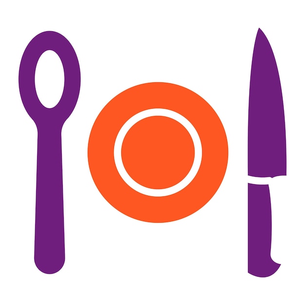 Ilustración del diseño del icono vectorial de la comida
